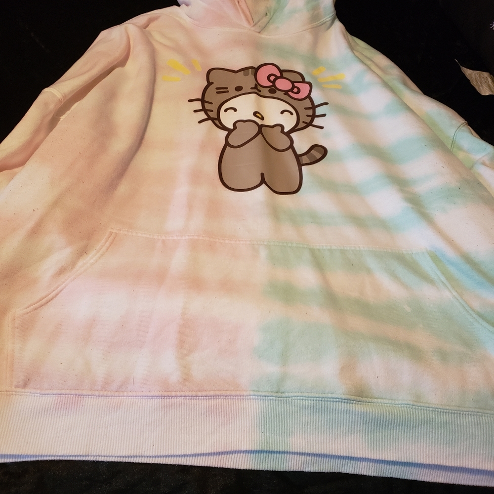 Pusheen hello kitty hoodie